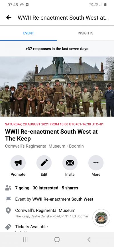 WWII Re-enactment South West at The Keep