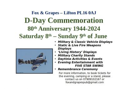 Lifton D Day Commemoration